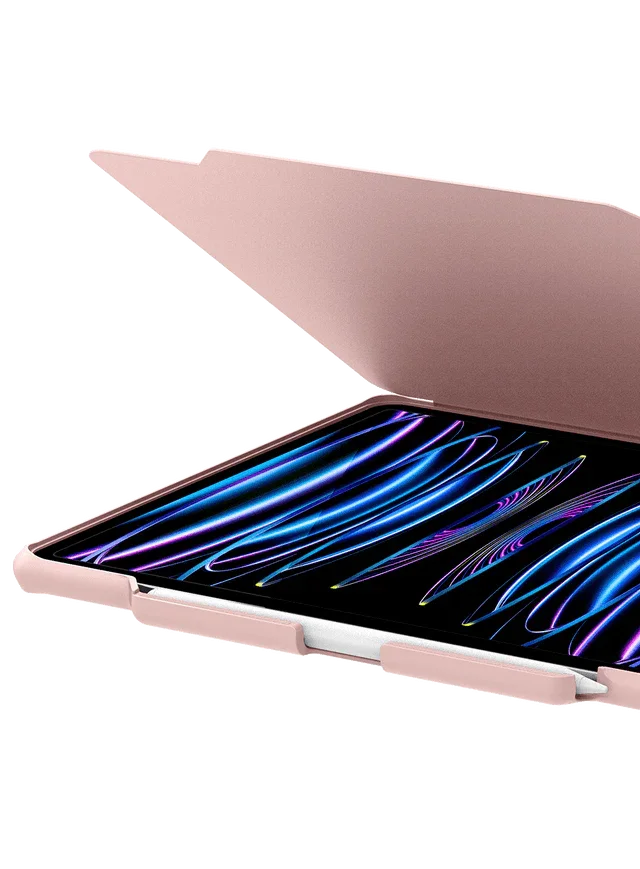 Itskins Hybrid Solid Folio Case iPad Pro 12.9 (5th & 6th Gen.) - Pink - Tashqila Itskins Hybrid Solid Folio Case iPad Pro 12.9 (5th & 6th Gen.) - Pink - Tashqila